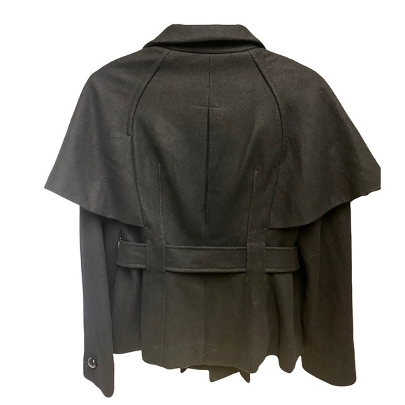 GUESS - Double Breasted Wool Cape Coat - Picture 3 of 7